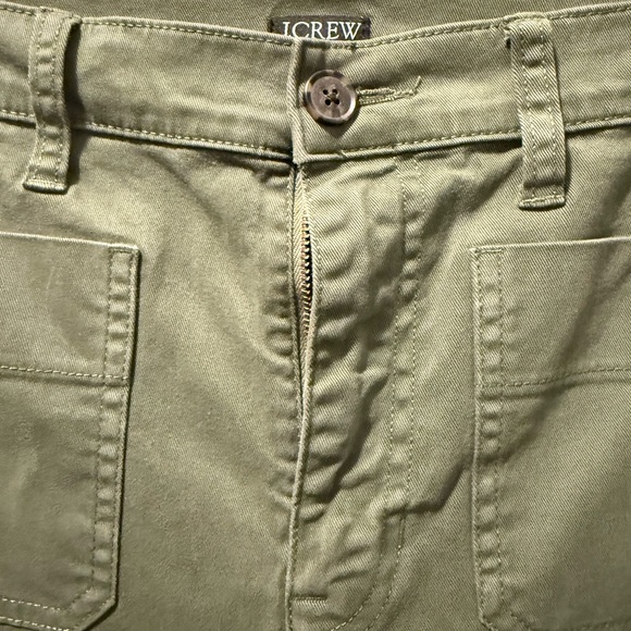 J. Crew Sailor Slim Wide Leg Chino Pant - Green Sz 29 - Picture 3 of 4